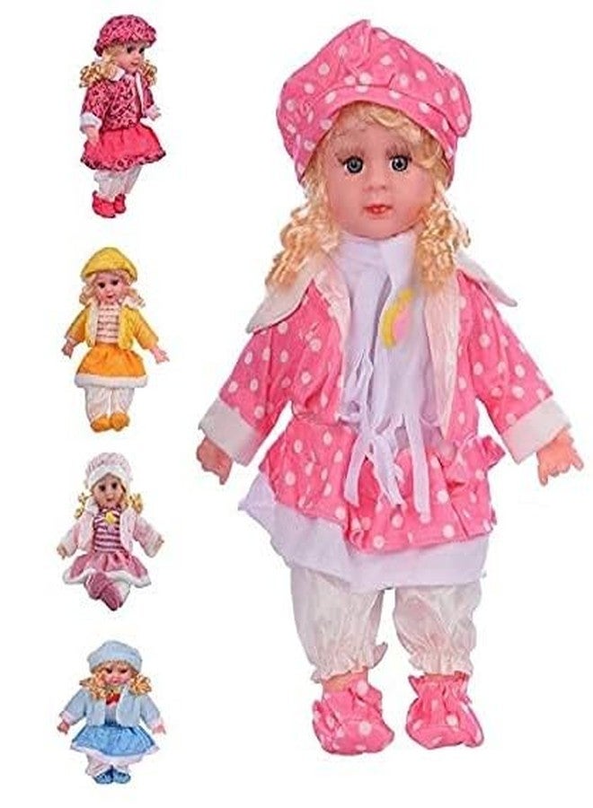 Fovrtye Baby Girl Doll (Stroller Dolls, Toy for Kids 45cm Size Songs Poem Little Happy Toys (Mult Colours) - Image 2